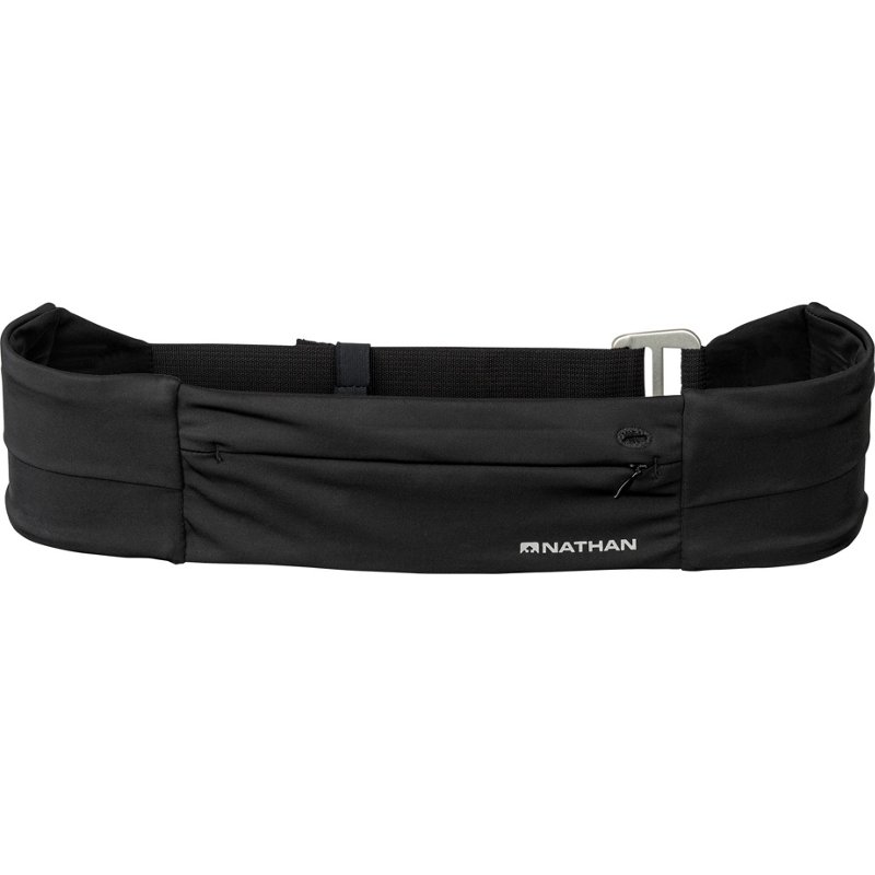 Nathan Zipster Adjustable Waist Belt Black - Exercise Accessories at Academy Sports