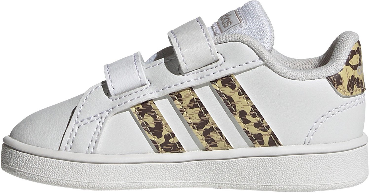 adidas Toddler Girls' Grand Court I Cheetah Shoes - view number 3
