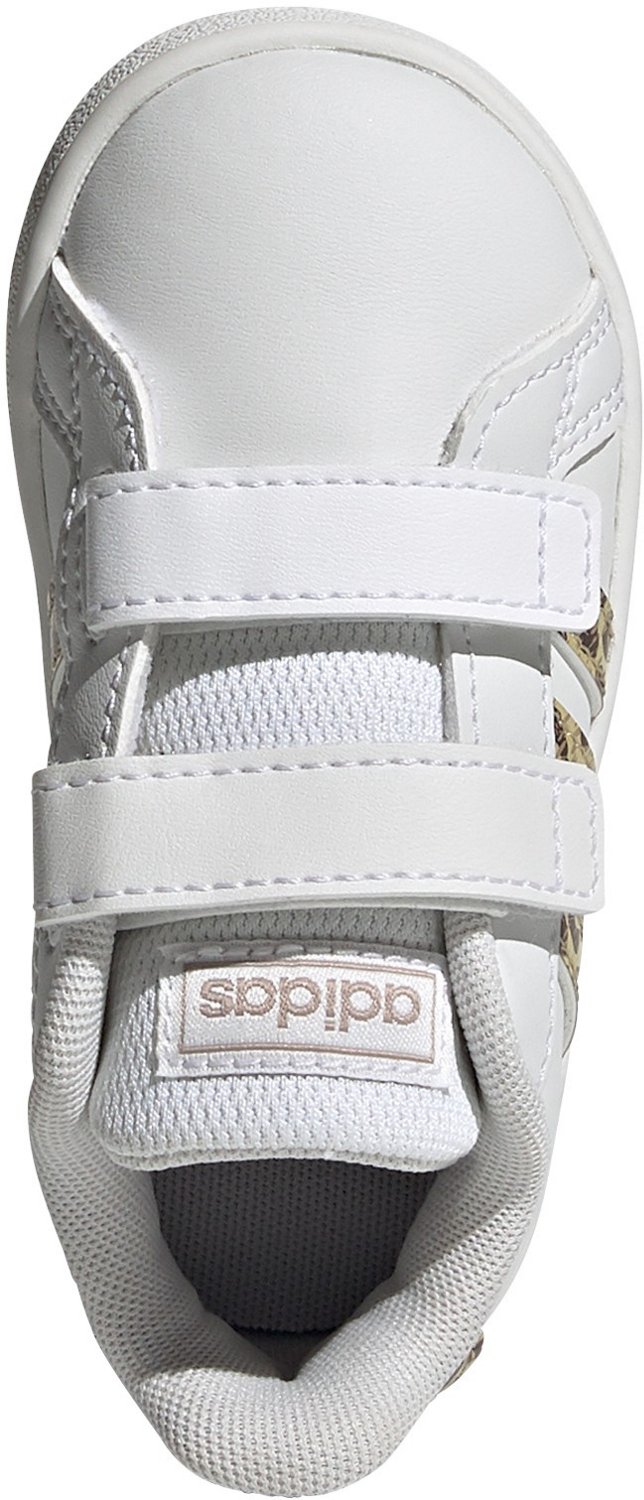 adidas Toddler Girls' Grand Court I Cheetah Shoes - view number 5