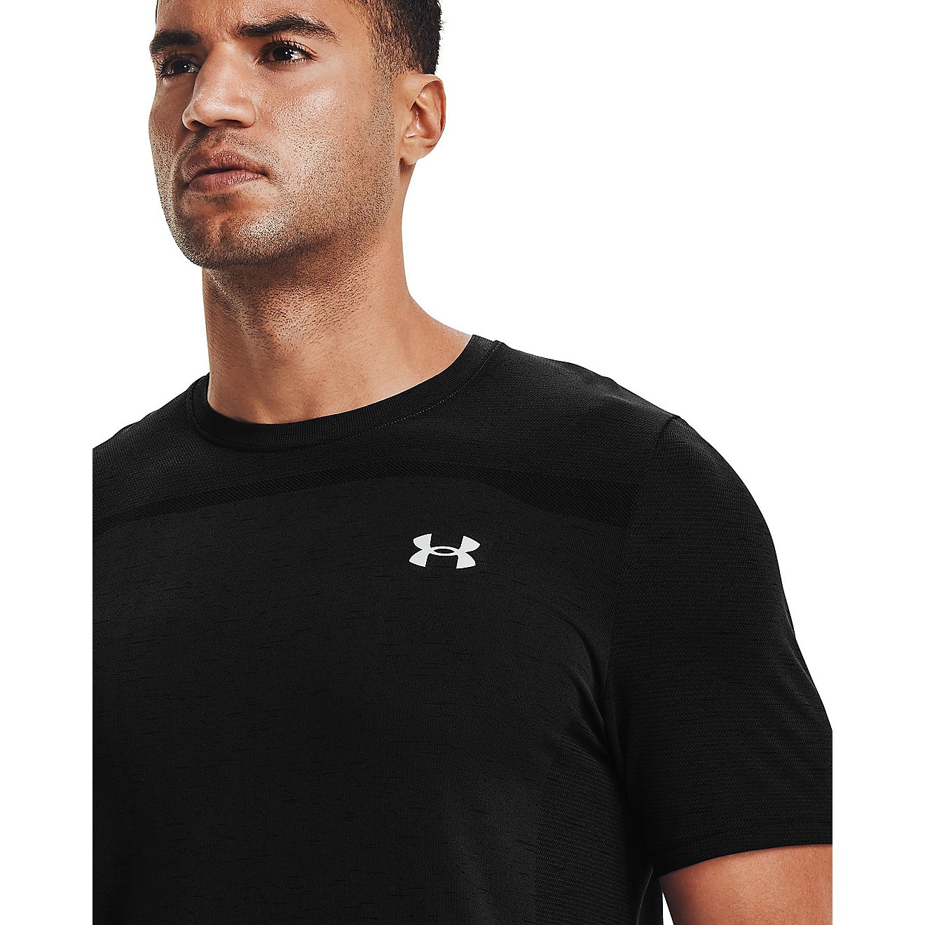 Dark Grey Under Armour Seamless Short Sleeve Training T-Shirt Men 