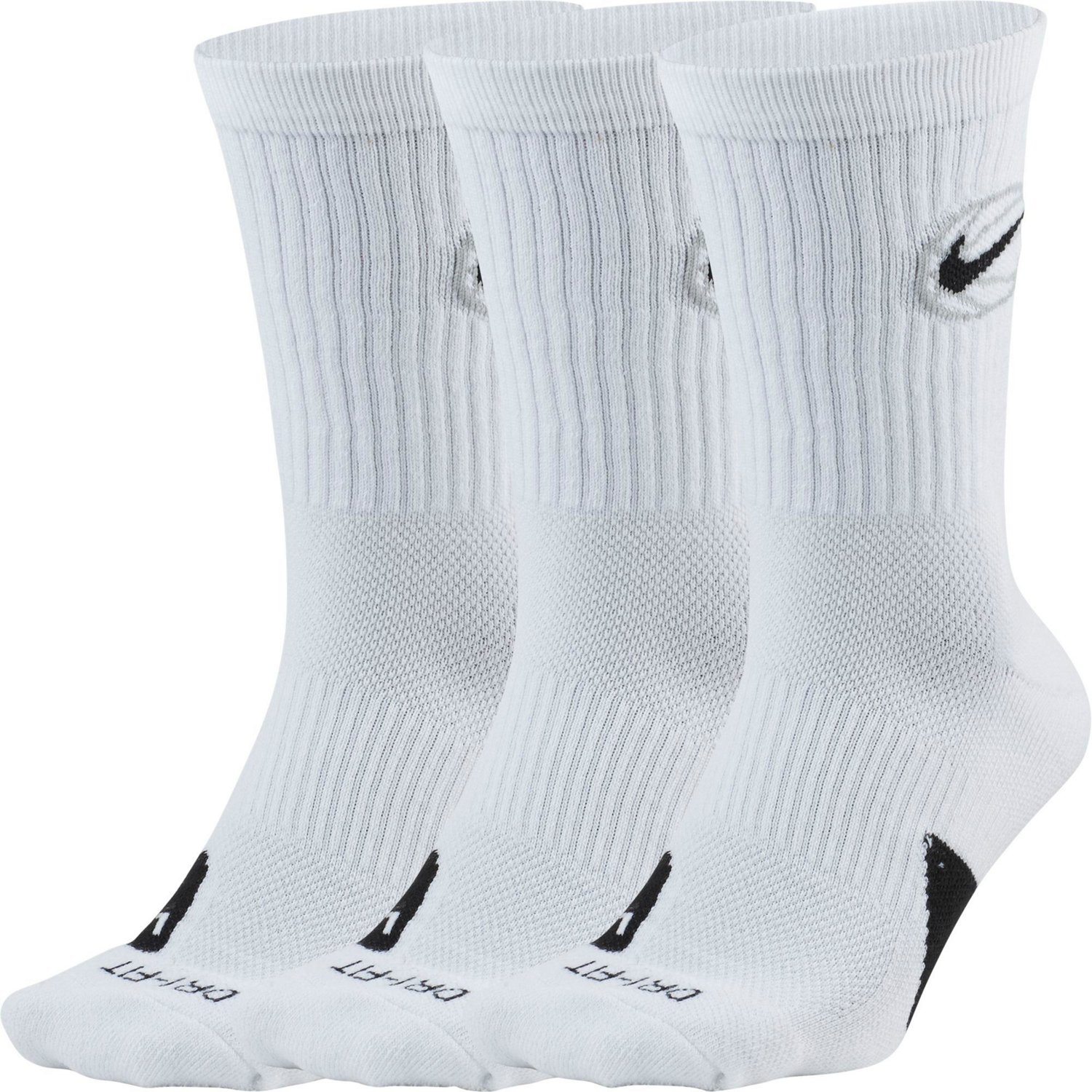 nike dri fit cushion crew socks 3 pack