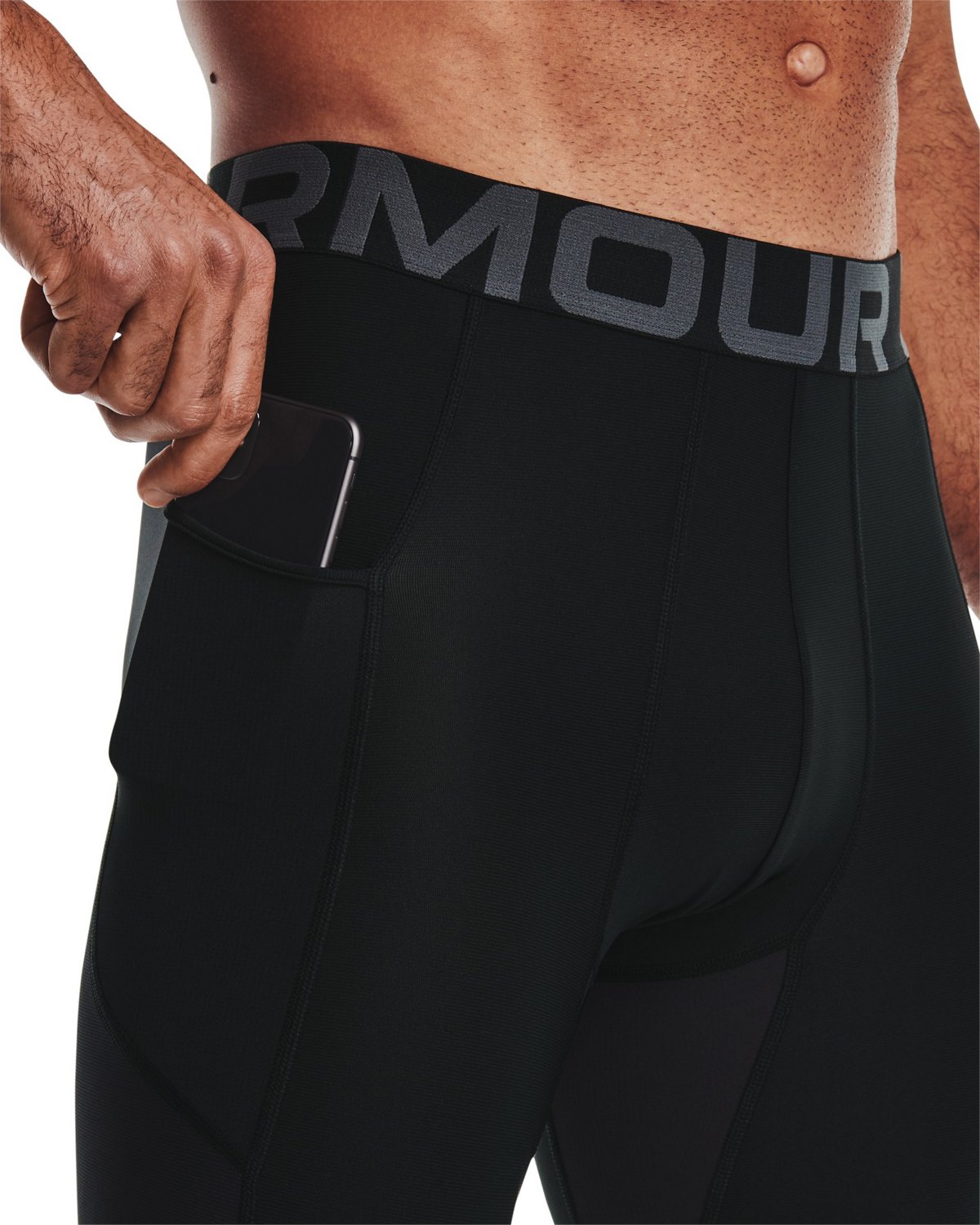 Under Armour Men's HeatGear Armour 3/4 Length Leggings                                                                           - view number 3