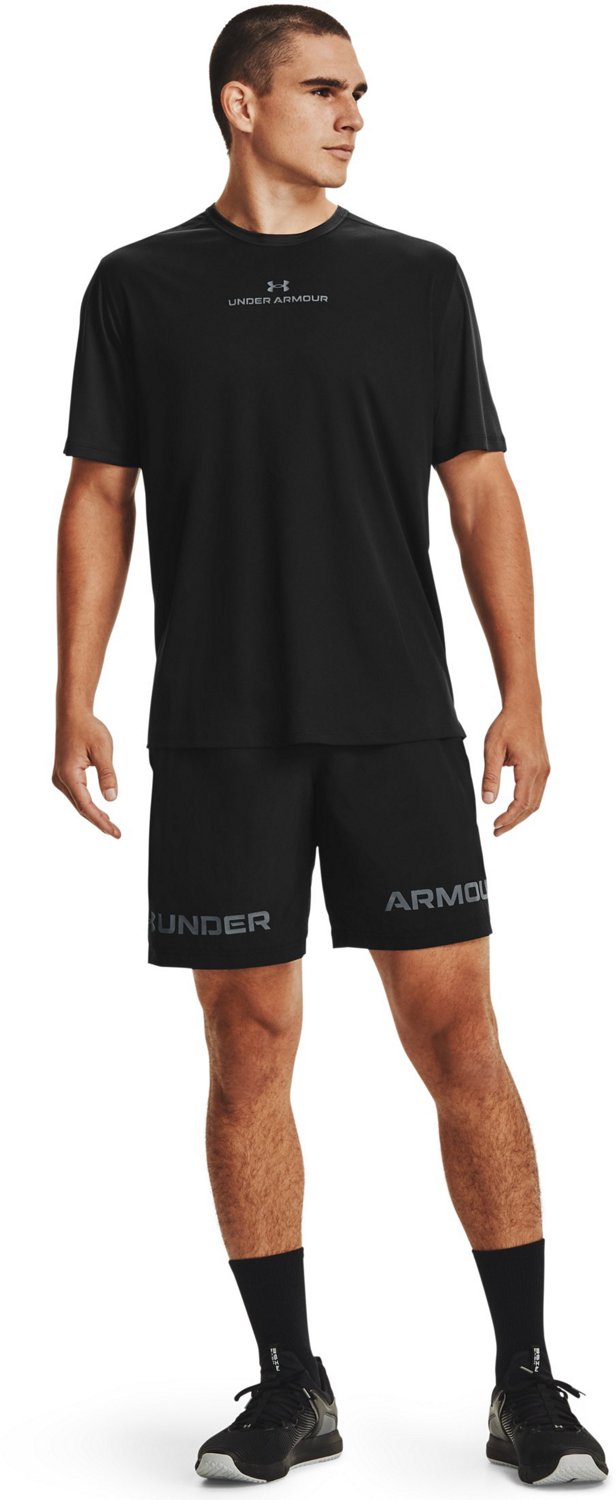 Under Armour Men's Woven Graphic Wordmark Shorts 8 in - view number 4