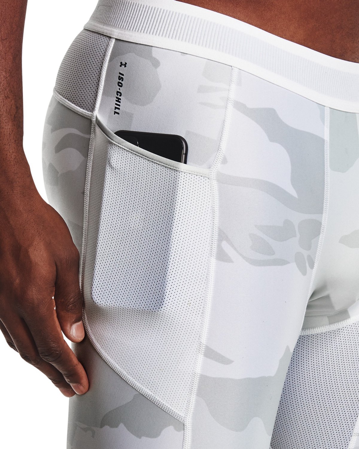 Under Armour Men's UA IsoChill Compression Print Long Shorts 9 in