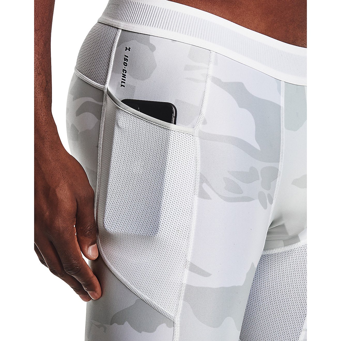 Under Armour Men's UA Iso-Chill Compression Print Long Shorts 9 in                                                               - view number 3