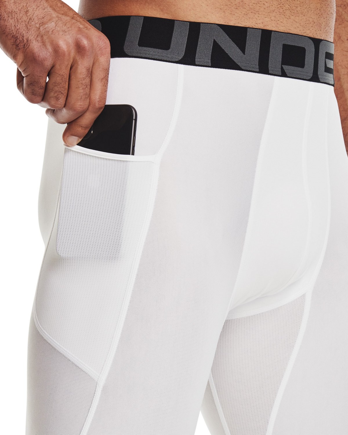Under Armour Men's HeatGear Armour 3/4 Length Leggings                                                                           - view number 3