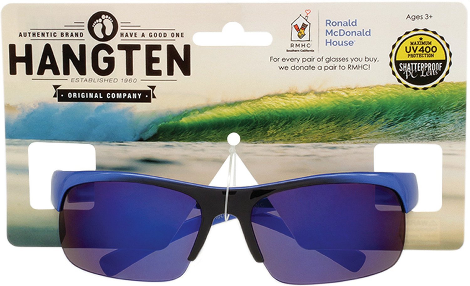 Hang Ten Kids' Sport Semirimless Sunglasses - view number 4