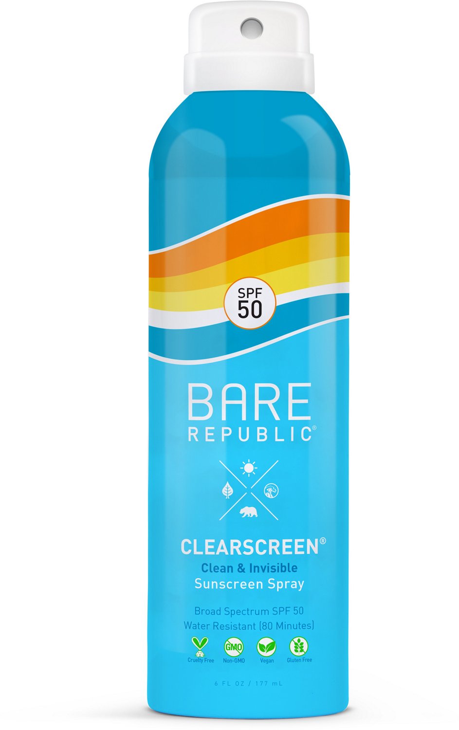 Bare Republic ClearScreen Body Spray SPF 50 Sunscreen Academy