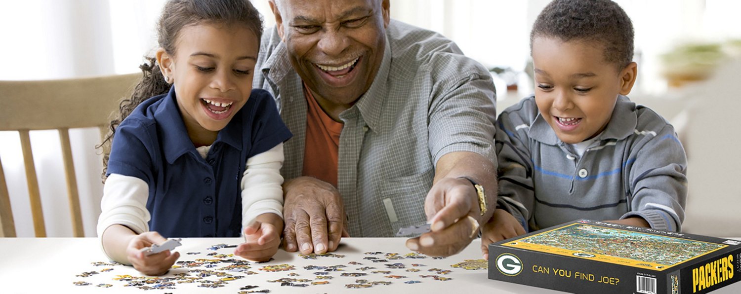 YouTheFan Green Bay Packers Joe Journeyman 500-Piece Puzzle                                                                      - view number 4