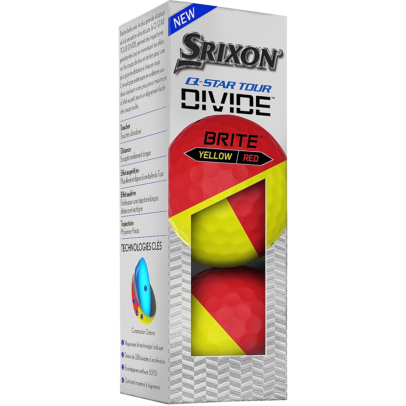 SRIXON Q-Star Tour Divide Golf Balls 12-Pack                                                                                     - view number 3