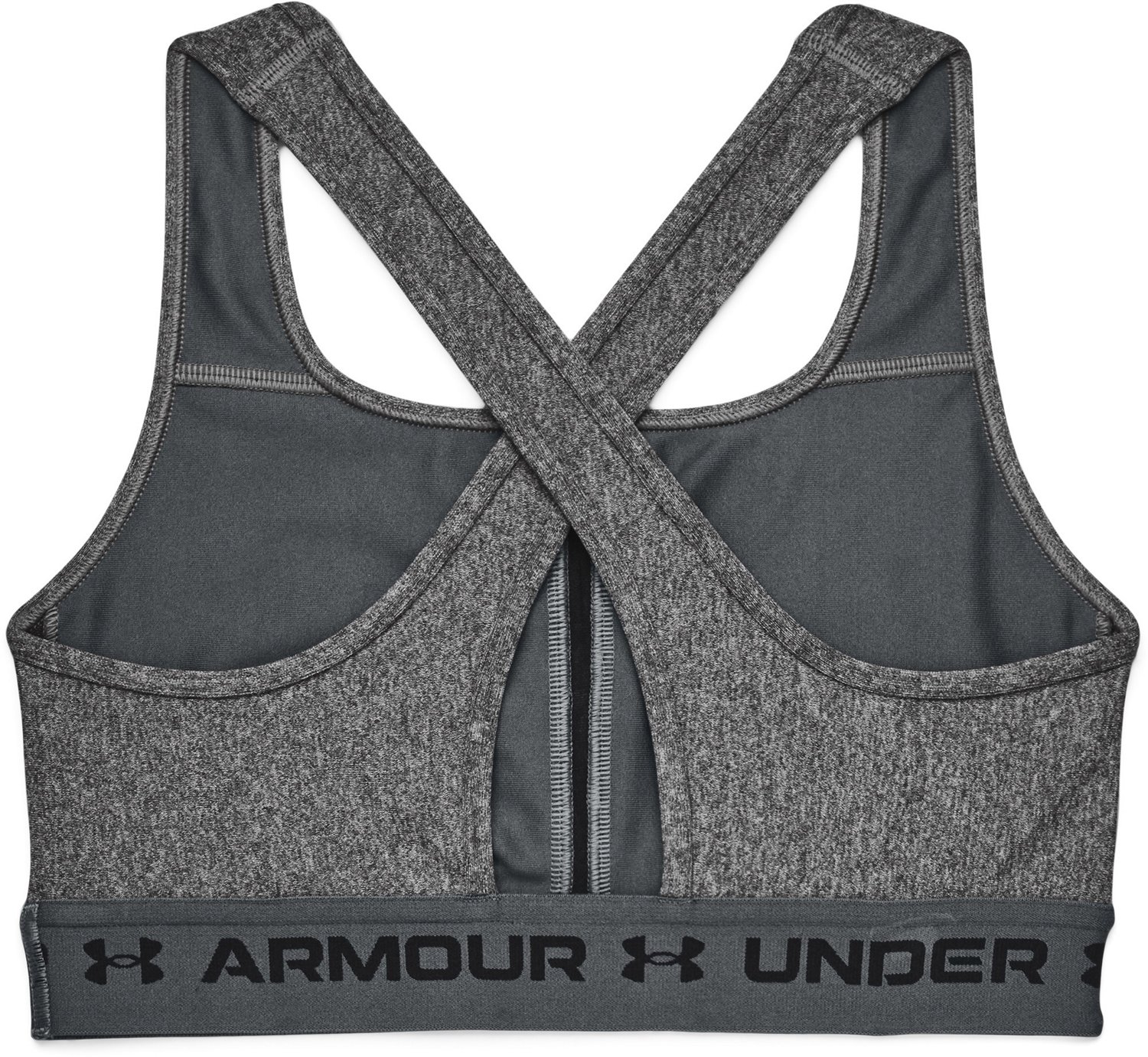 Under Armour Women's Crossback Heather Mid Sports Bra                                                                            - view number 2