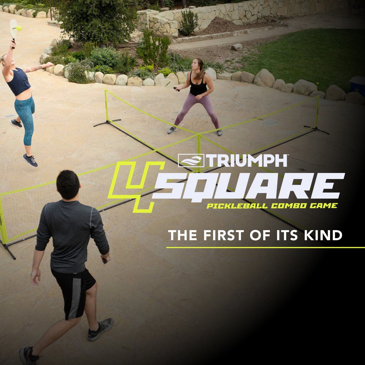 Triumph 4-Square Pickleball Net Game