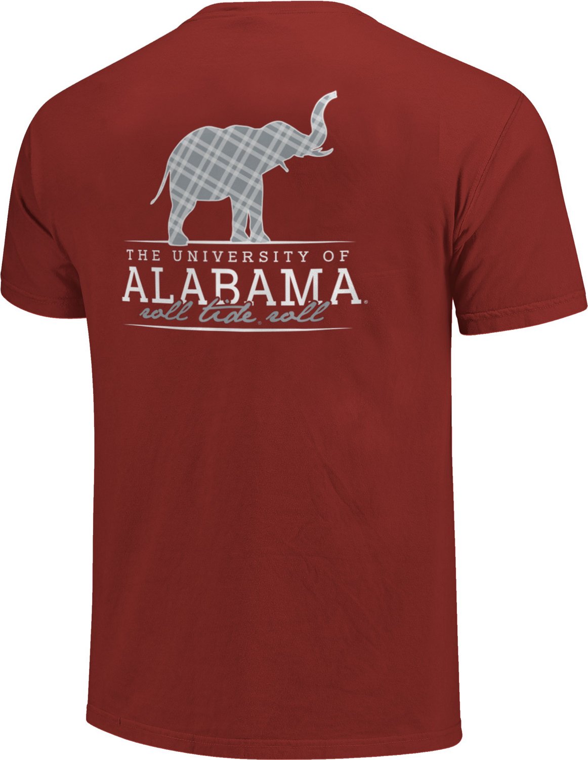 Image One Women's University of Alabama Comfort Color Standing Mascot Tshirt Academy