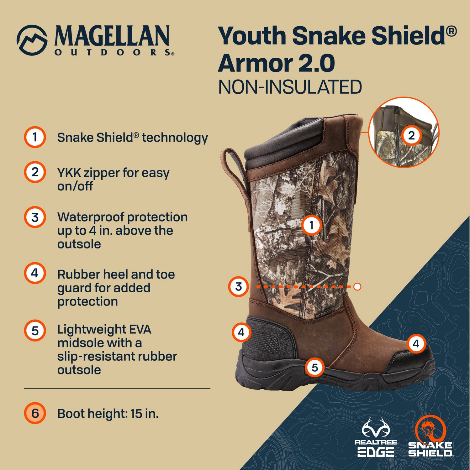 Youth snake hotsell boots academy