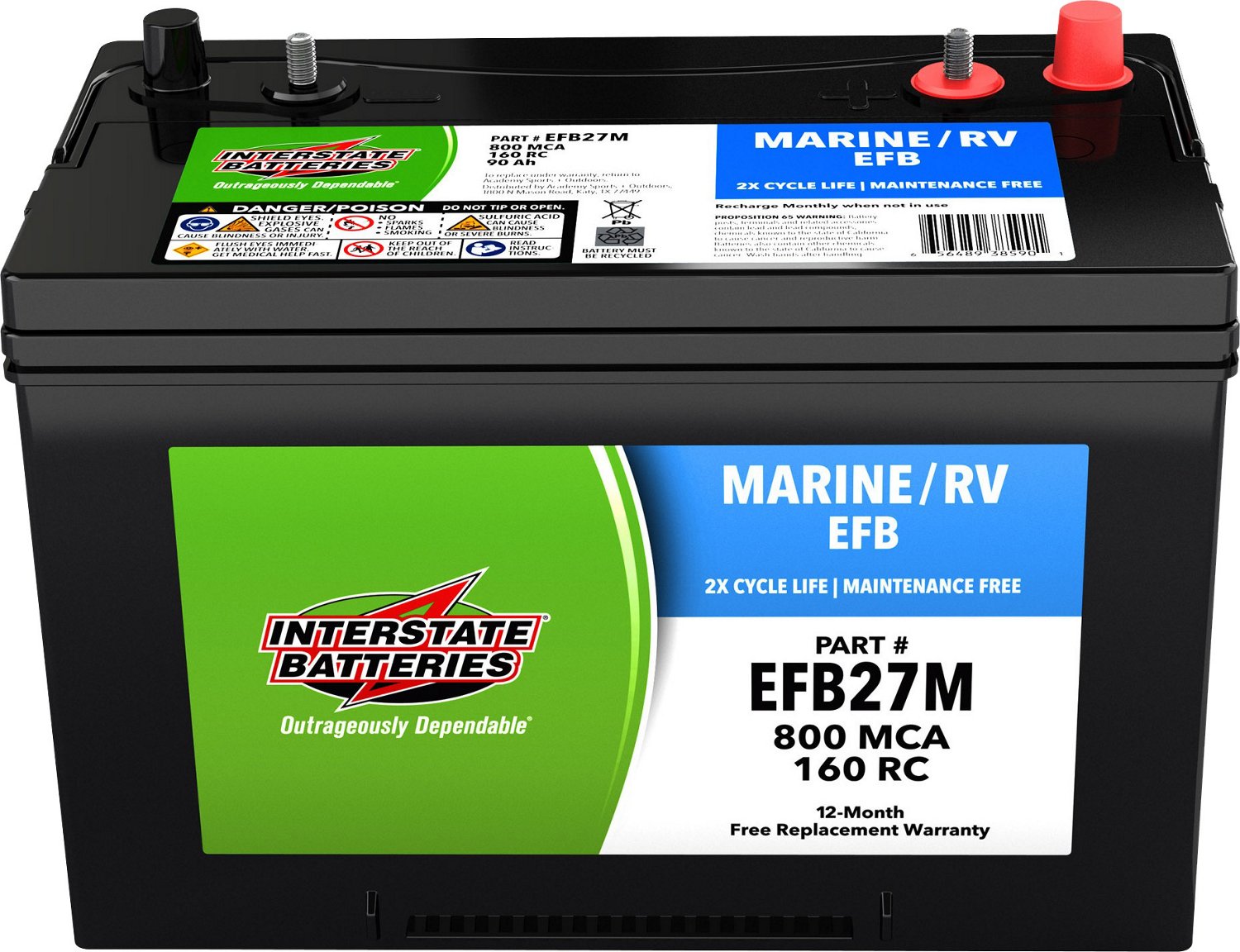 Interstate Group 27M Deep Cycle Battery Academy