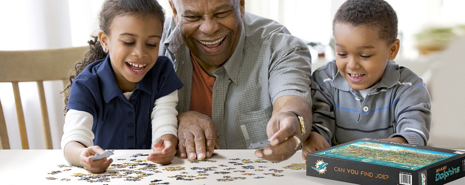 YouTheFan Miami Dolphins Joe Journeyman 500-Piece Puzzle                                                                         - view number 4