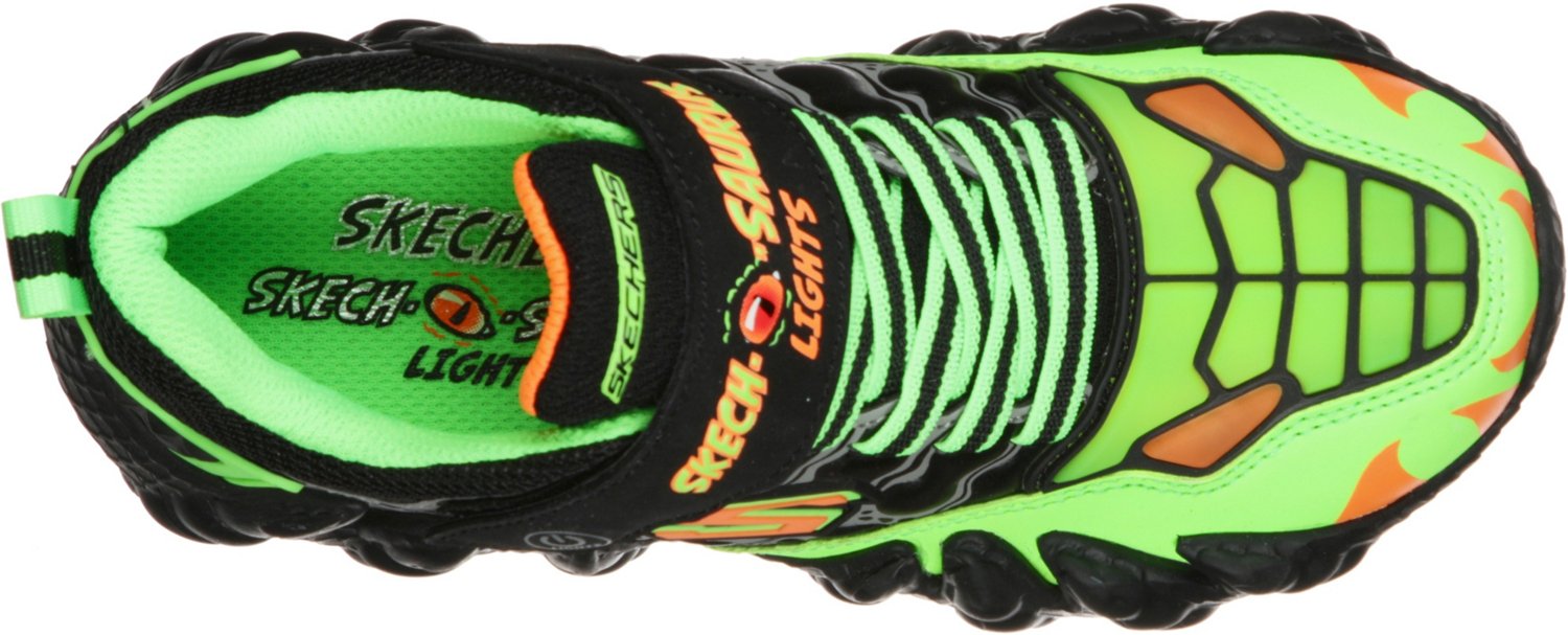 SKECHERS Boys'  Pre-School  S Lights Skech-O-Saurus Lights Shoes - view number 4