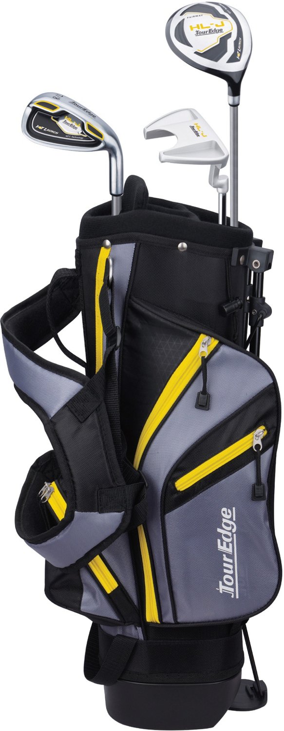 Tour Edge HLJ Junior Yellow Golf Set with Bag Academy