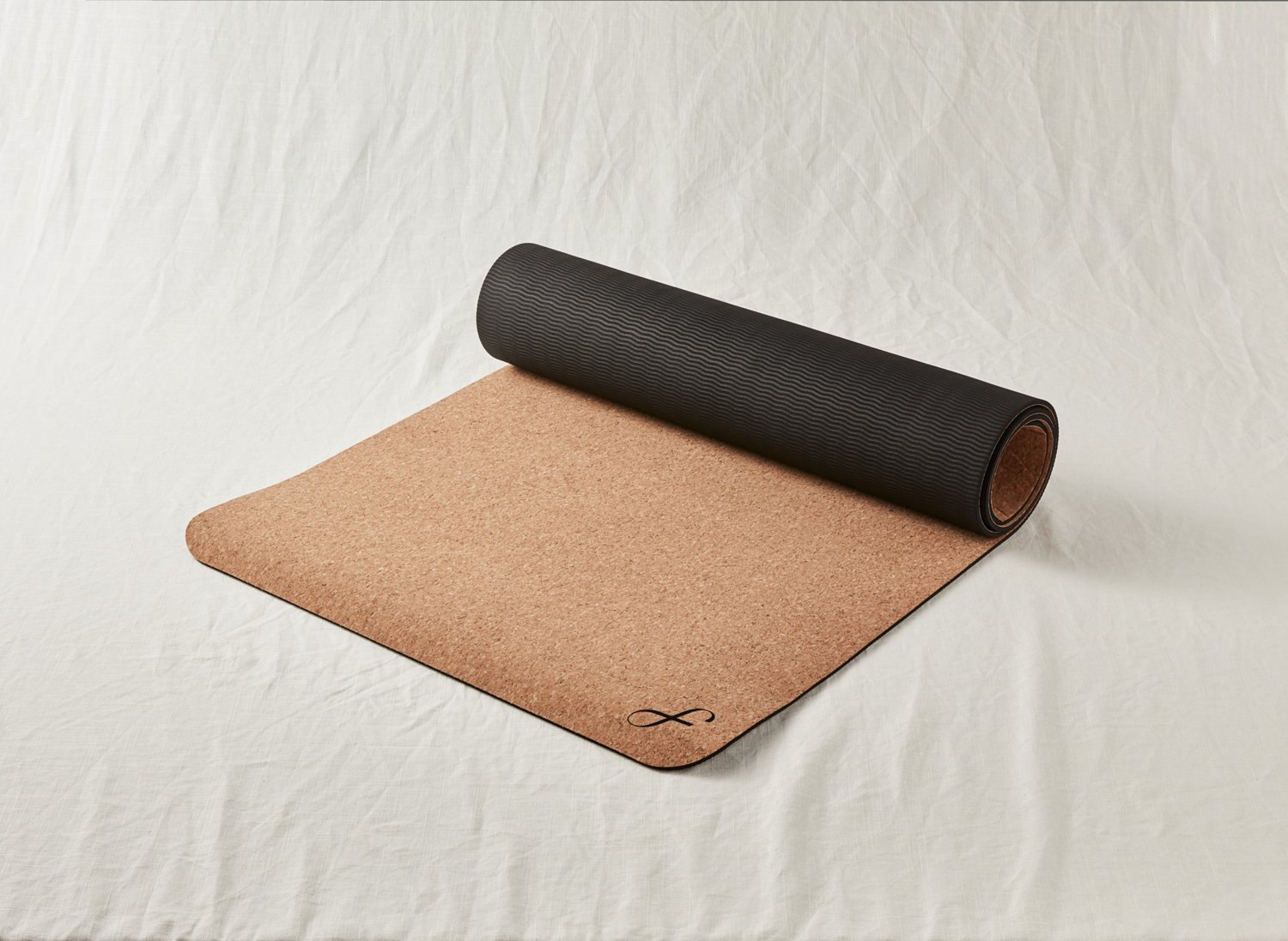 DGW Branded  Thick Cork Yoga Mat