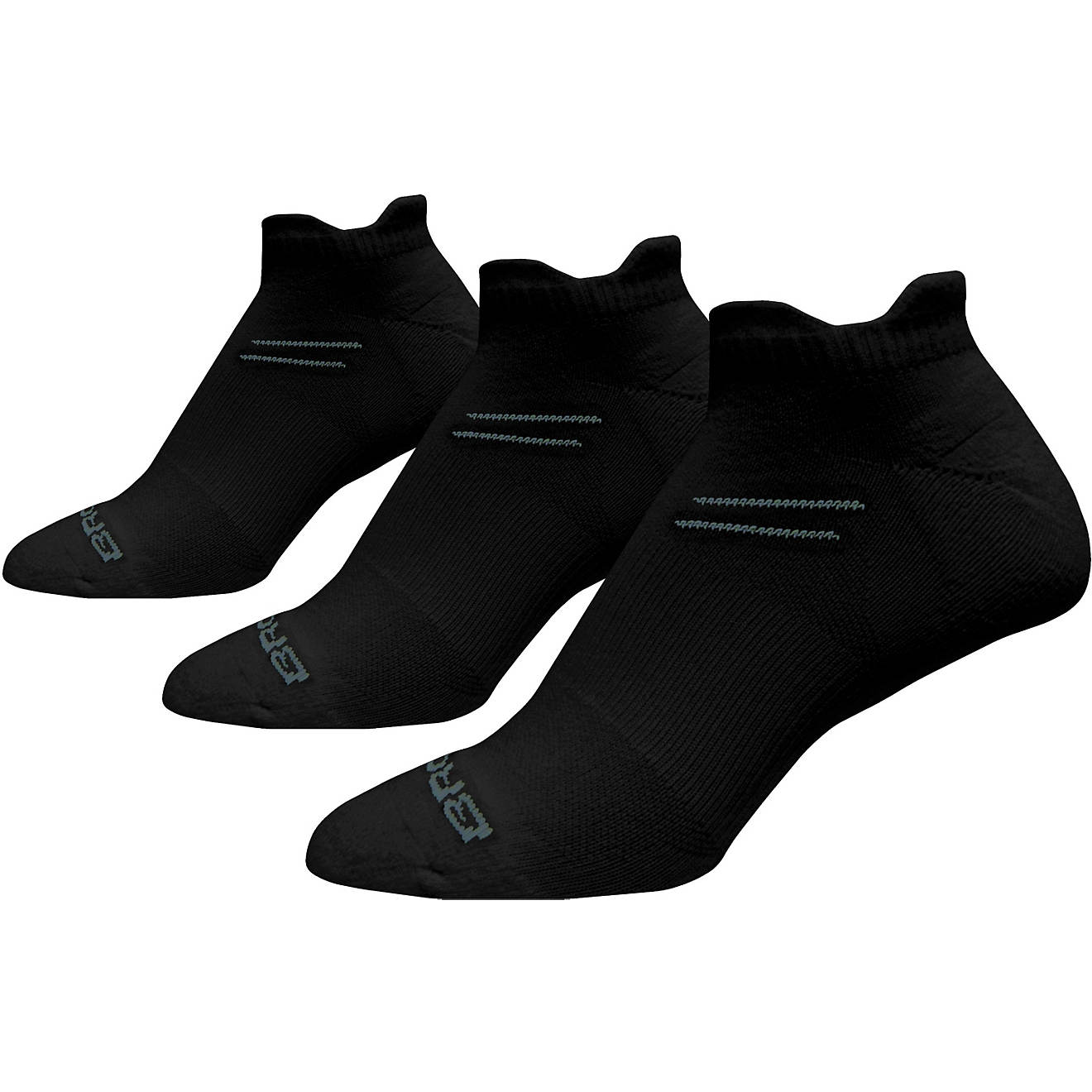 Brooks Adults' Run-In Low Cut Running Socks 3-Pack                                                                               - view number 1