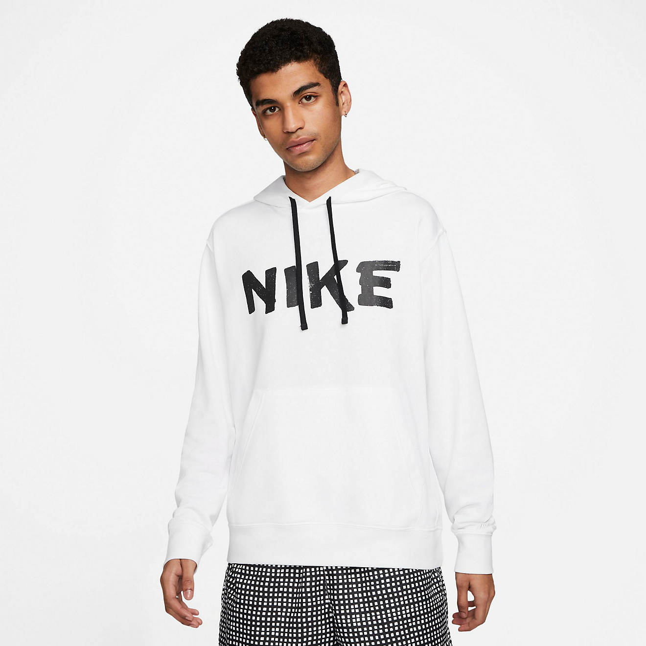 Nike Men's Sportswear Club French Terry Graphic Pullover Hoodie | Academy