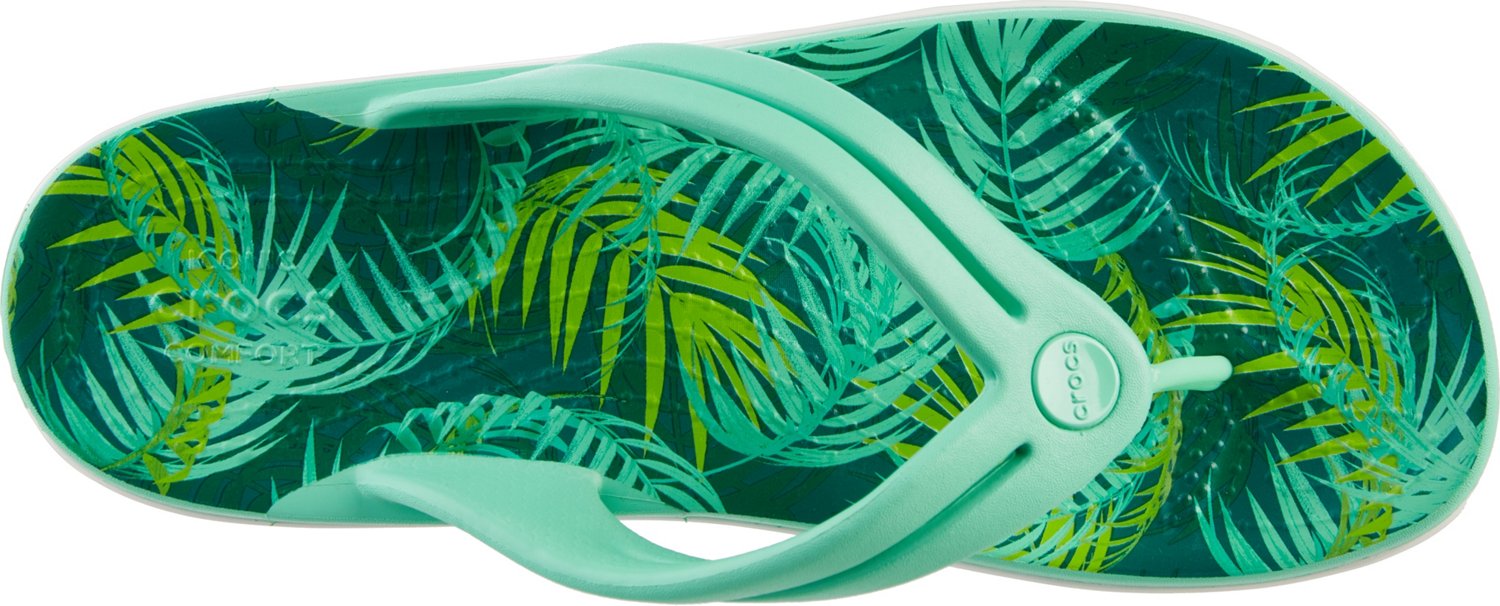 Crocs Women's Crocband Tropical Flip Flops                                                                                       - view number 3
