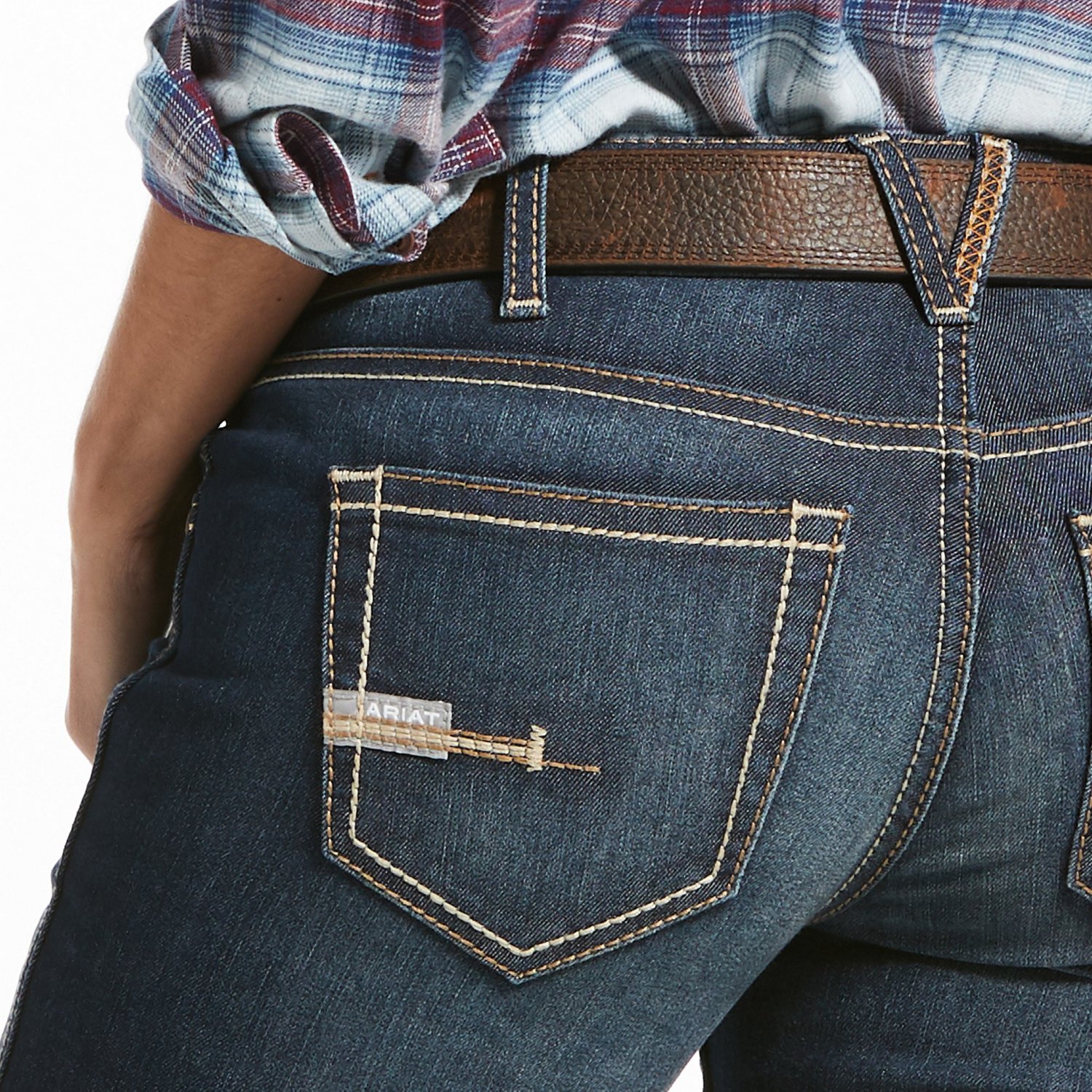 Ariat Women's Rebar DuraStretch Riveter Boot Cut Work Jeans - view number 4