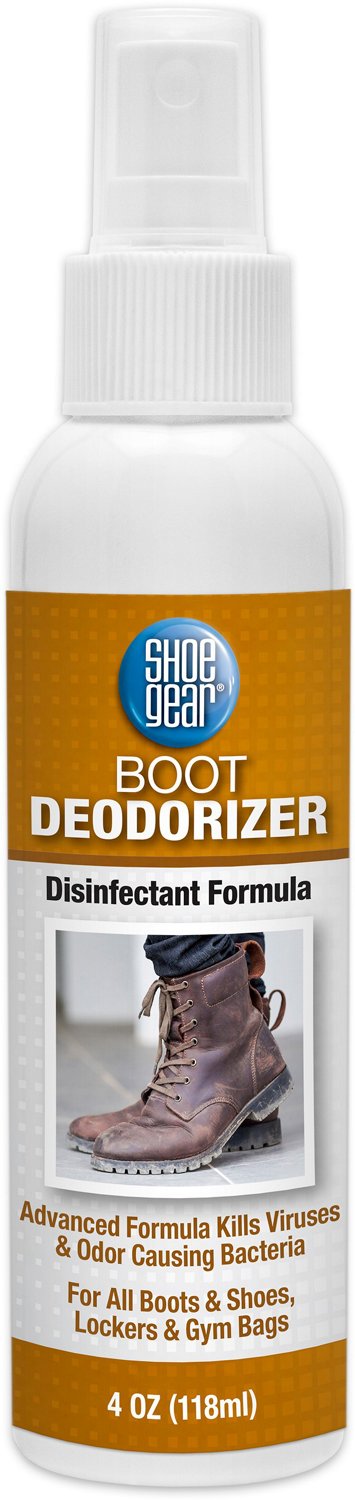 Shoe Gear Boot Odor Control Deodorizer 4 oz Spray Academy