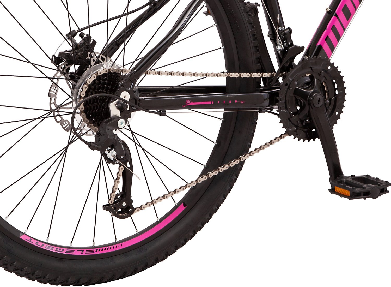 Mongoose mountain bike hot sale black and pink