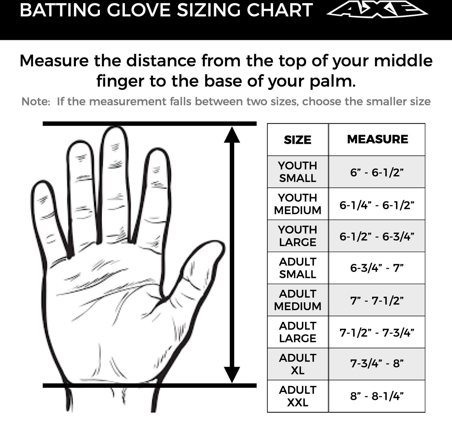 Axe Bat Adults' Pro-Fit Batting Gloves                                                                                           - view number 6