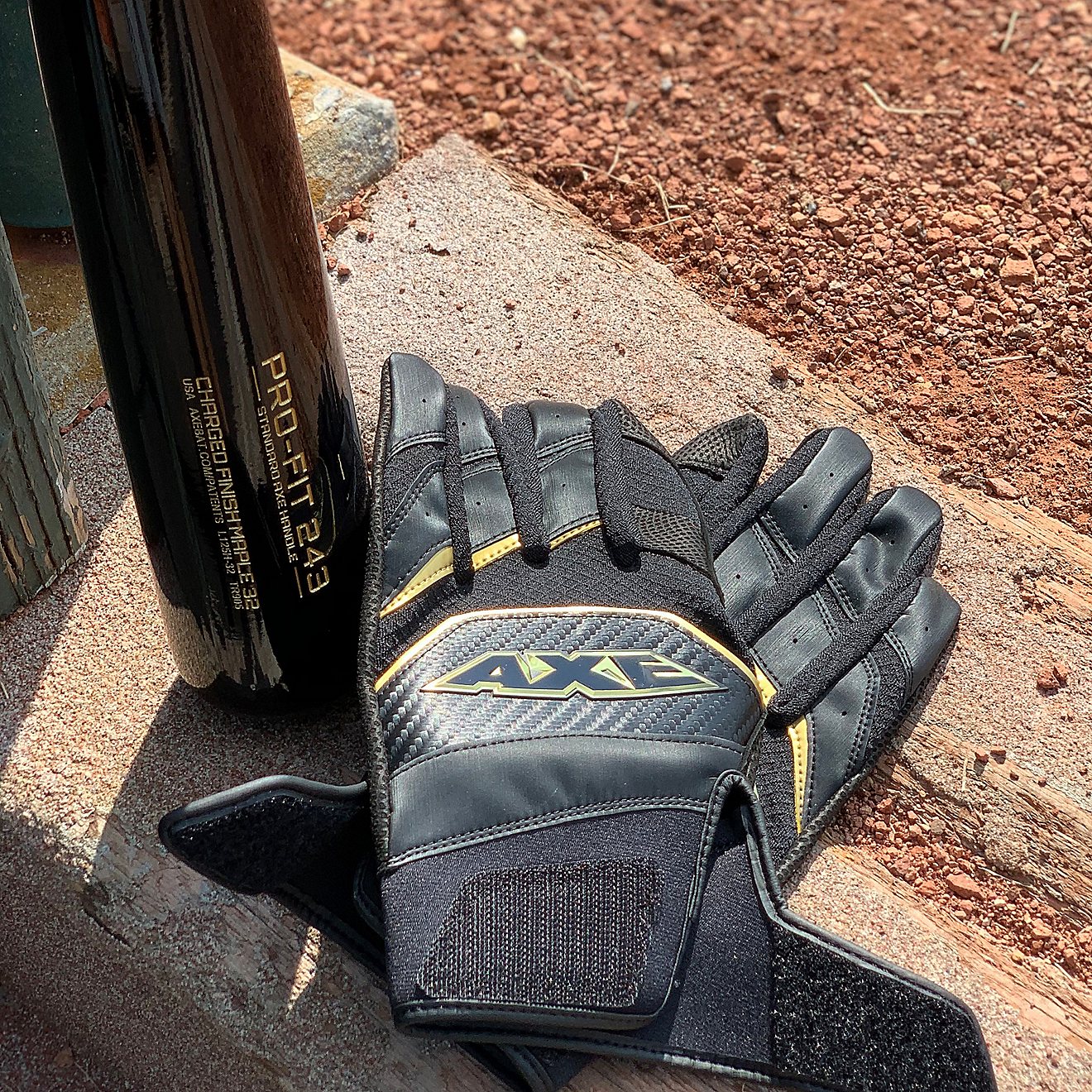 Axe Bat Adults' Pro-Fit Batting Gloves                                                                                           - view number 7