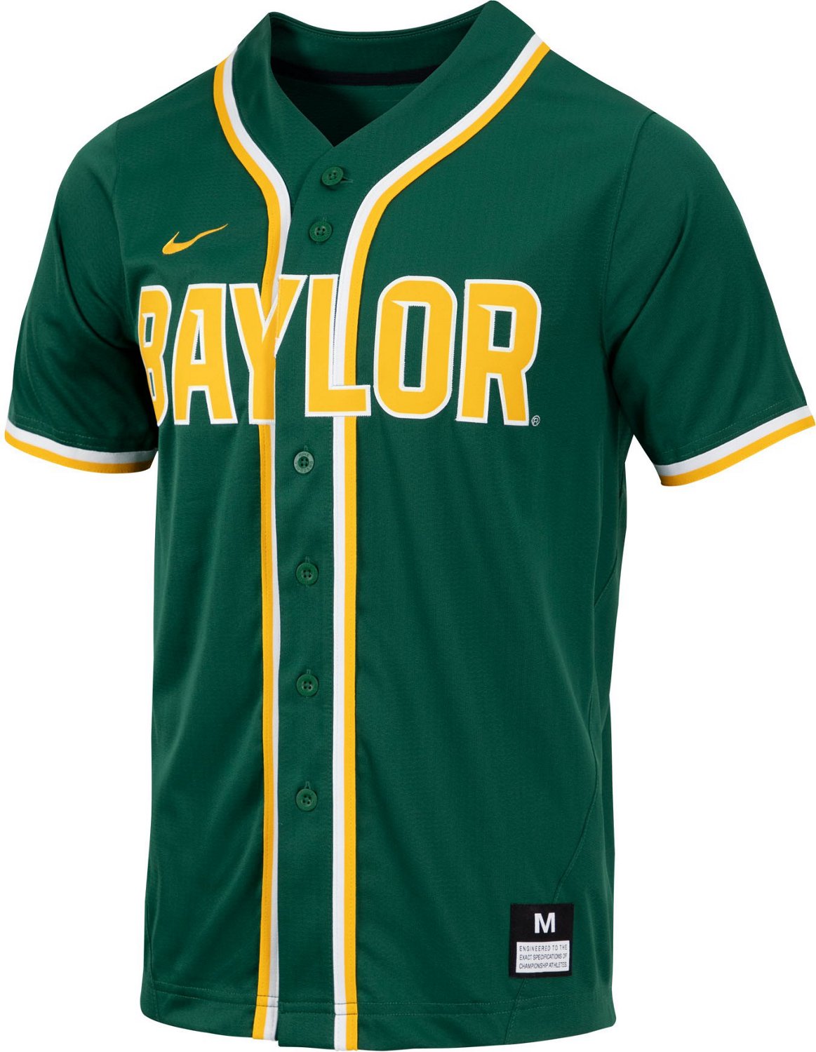 Nike Men's Baylor University Baseball Replica Jersey                                                                             - view number 1 selected