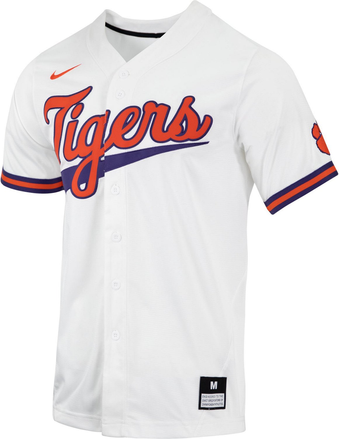 Nike Men's Clemson University Mascot Baseball Replica Jersey | Academy