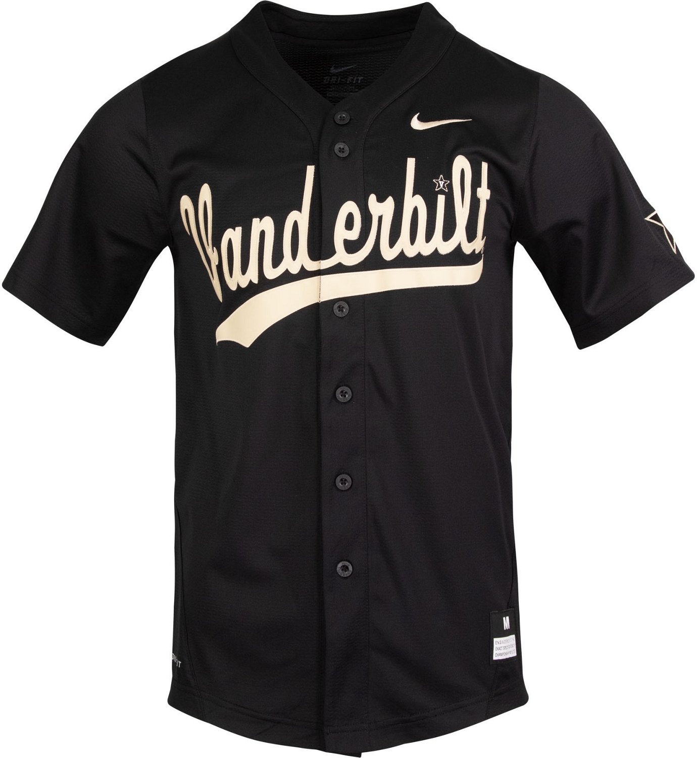 Nike Men's Vanderbilt University Baseball Replica Jersey | Academy