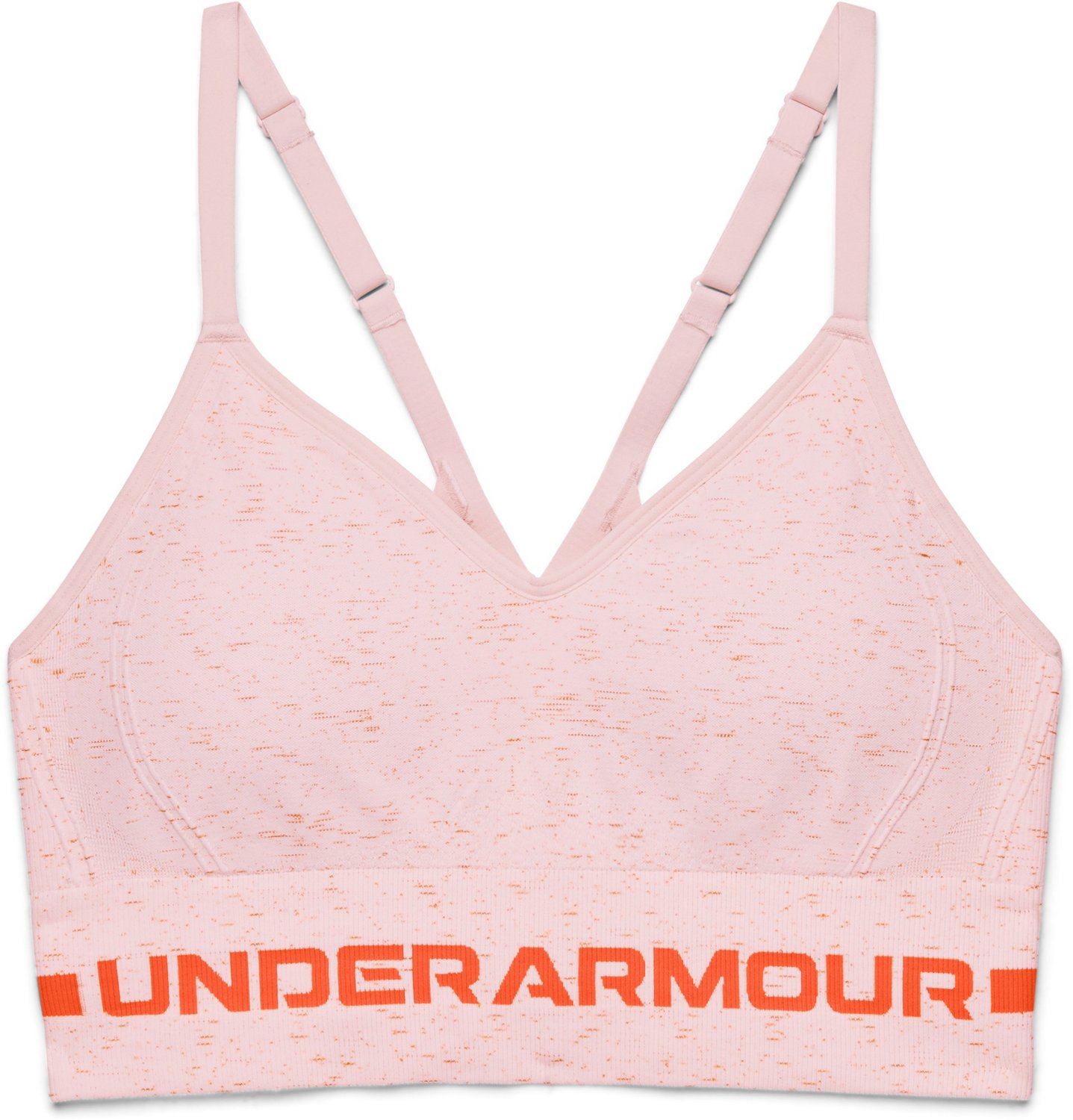 Under Armour Women's Seamless Long Low Impact Heather Bra - view number 3