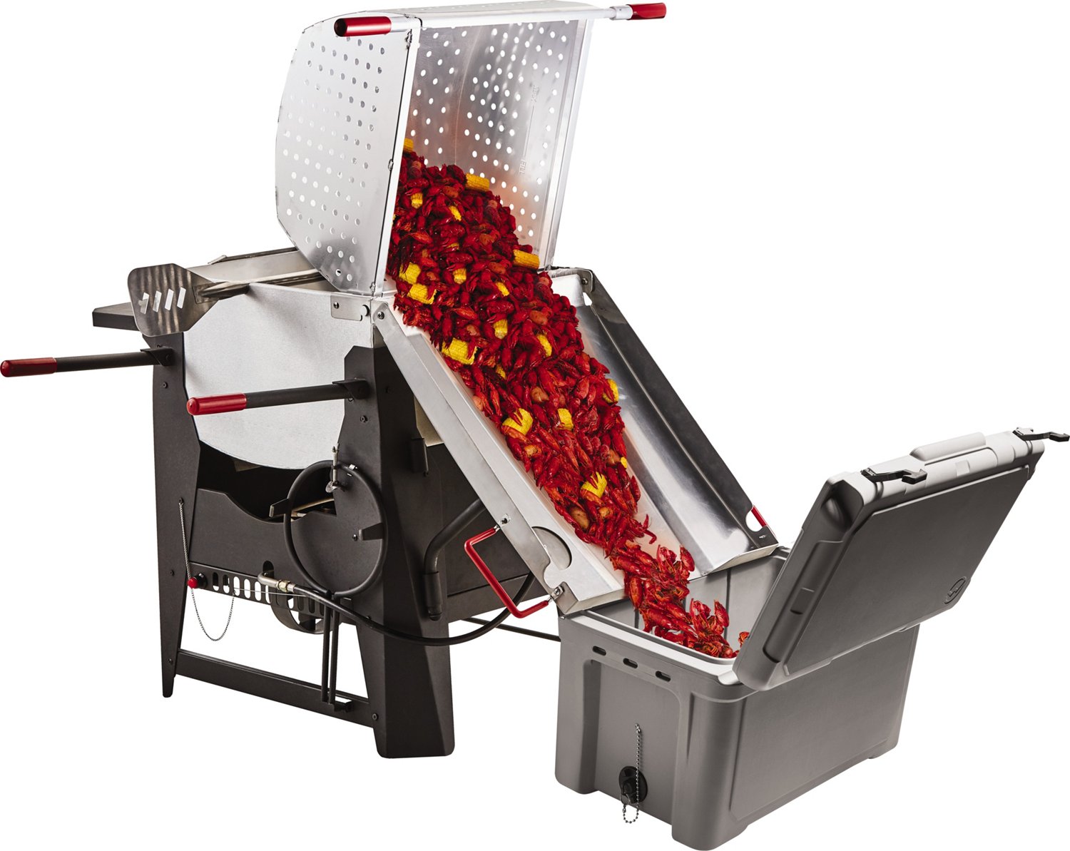 Outdoor Gourmet Deluxe Single Sack 90 qt Crawfish Boiler Academy