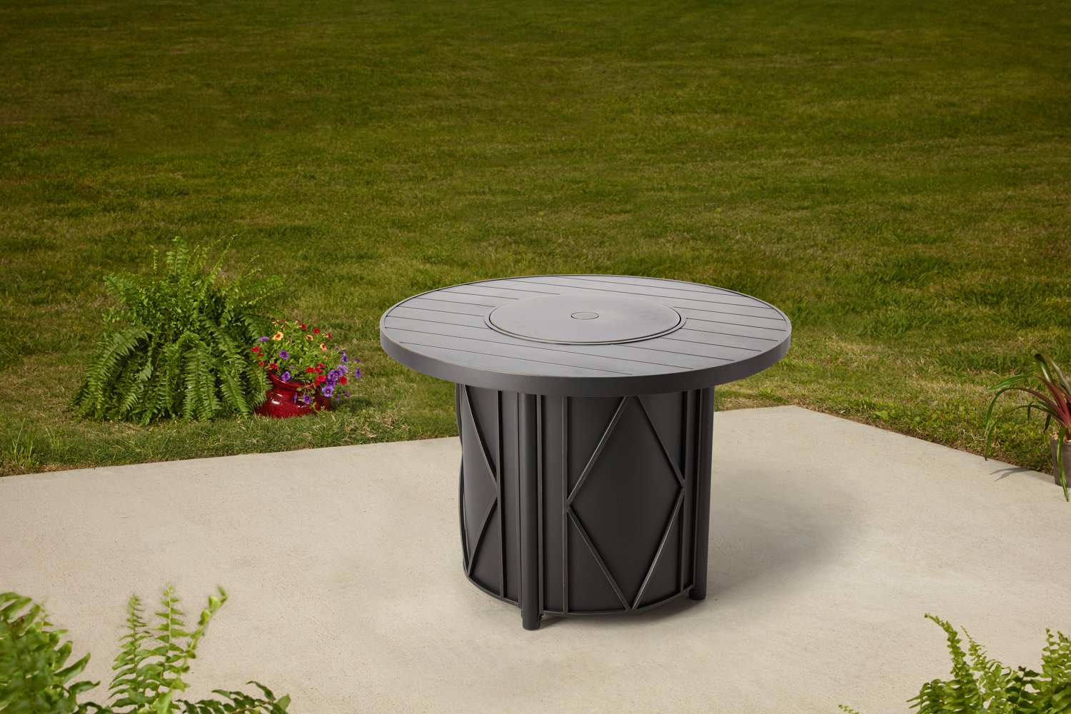 Mosaic Kingsland Round Top Gas Fire Pit                                                                                          - view number 2