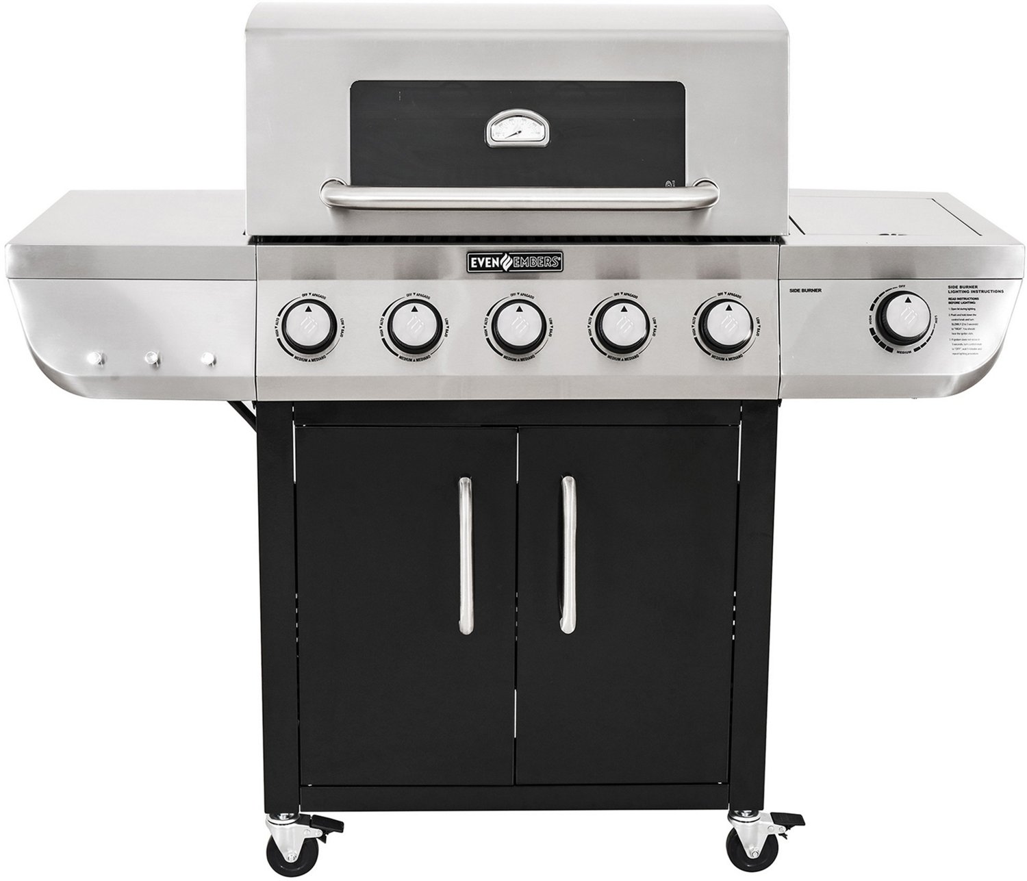 Even Embers 5-Burner Gas Grill with Window - view number 1
