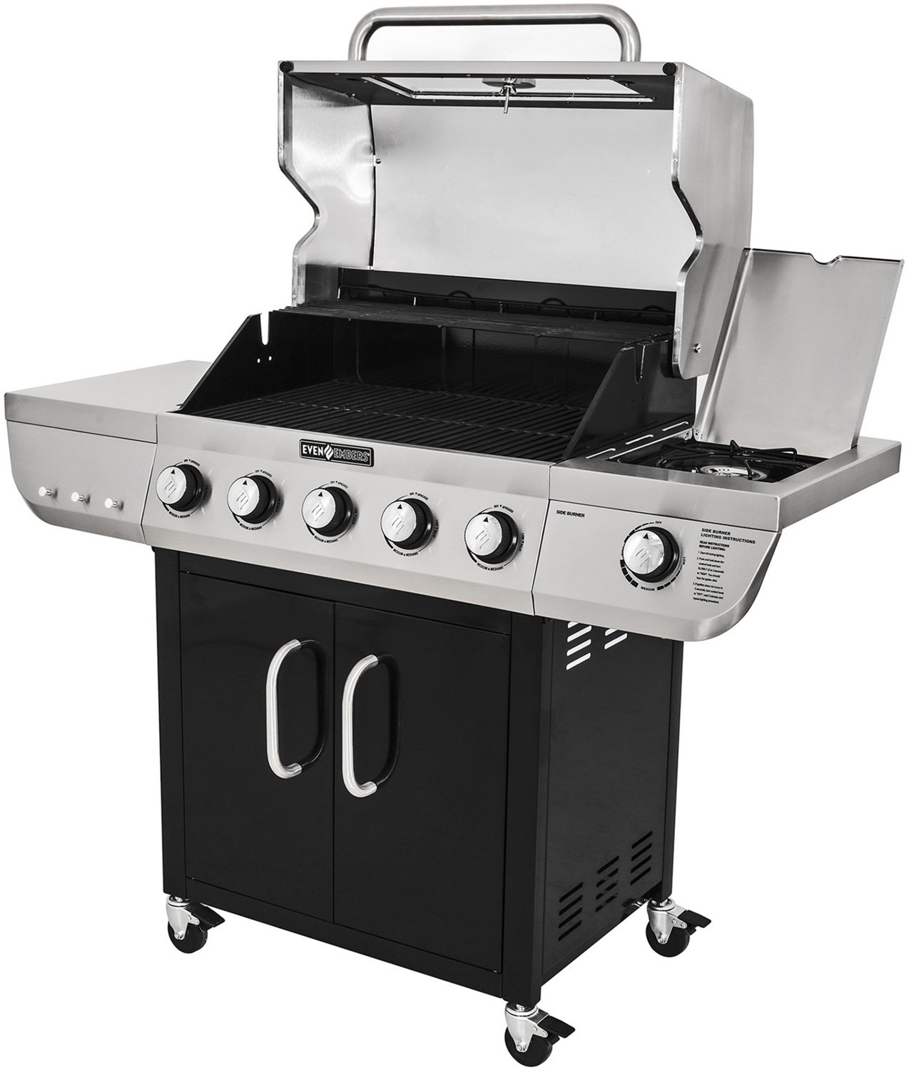 Even Embers 5-Burner Gas Grill with Window - view number 3