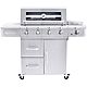 3 Embers 4-Burner Dual-Fuel Propane Gas Grill with Radiant Embers Cooking System                                                 - view number 1 selected