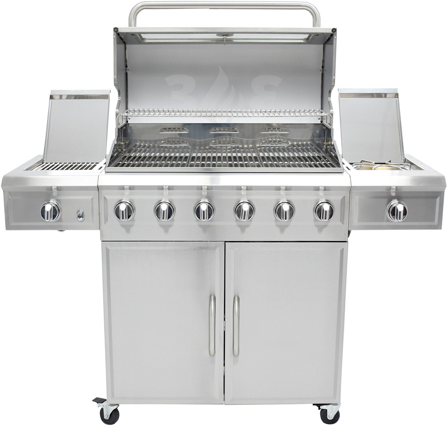 3 Embers 6-Burner Dual Fuel Propane Gas Grill - view number 3