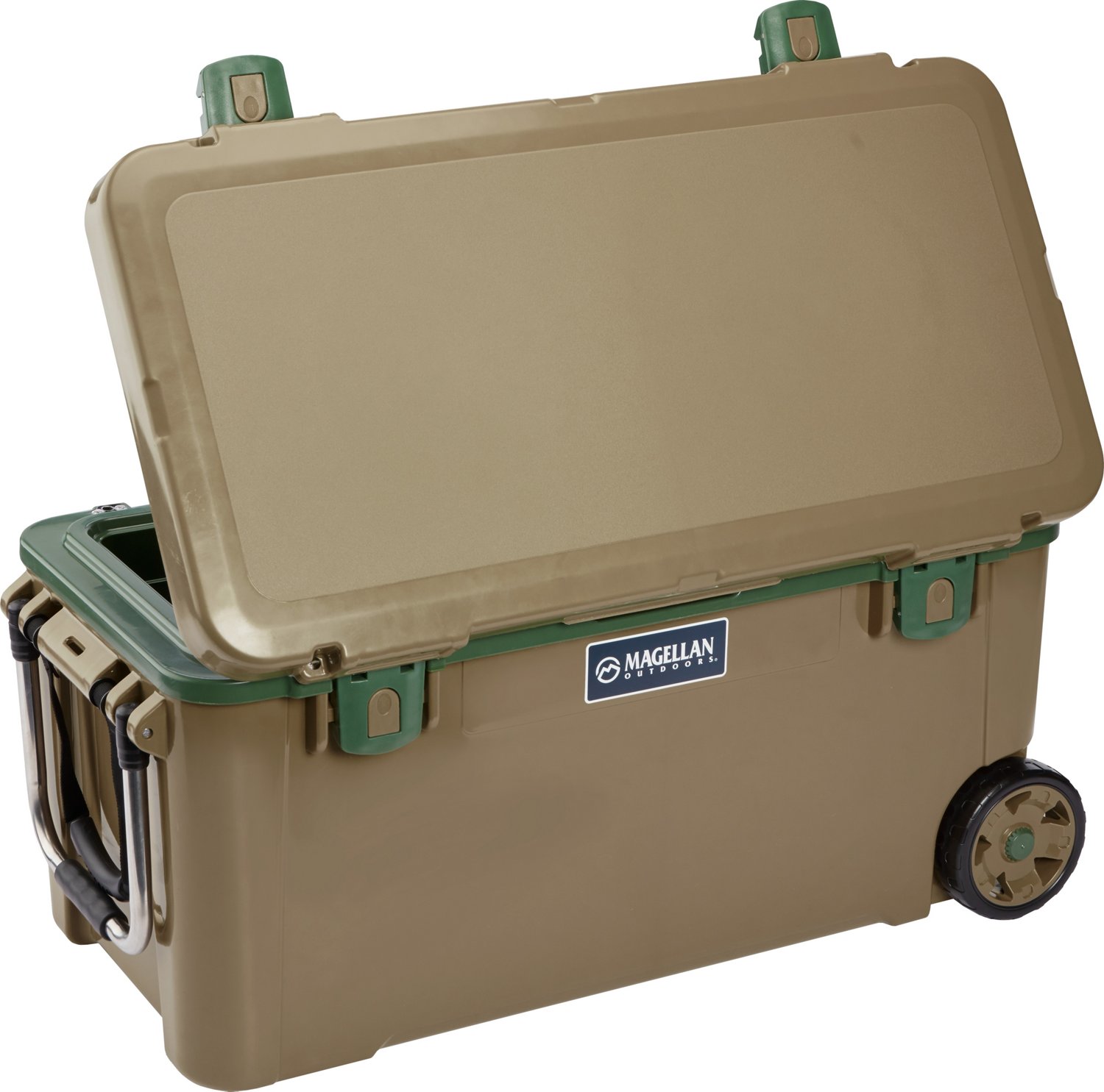 Magellan Outdoors Ice Box 75 qt Wheeled Cooler Academy