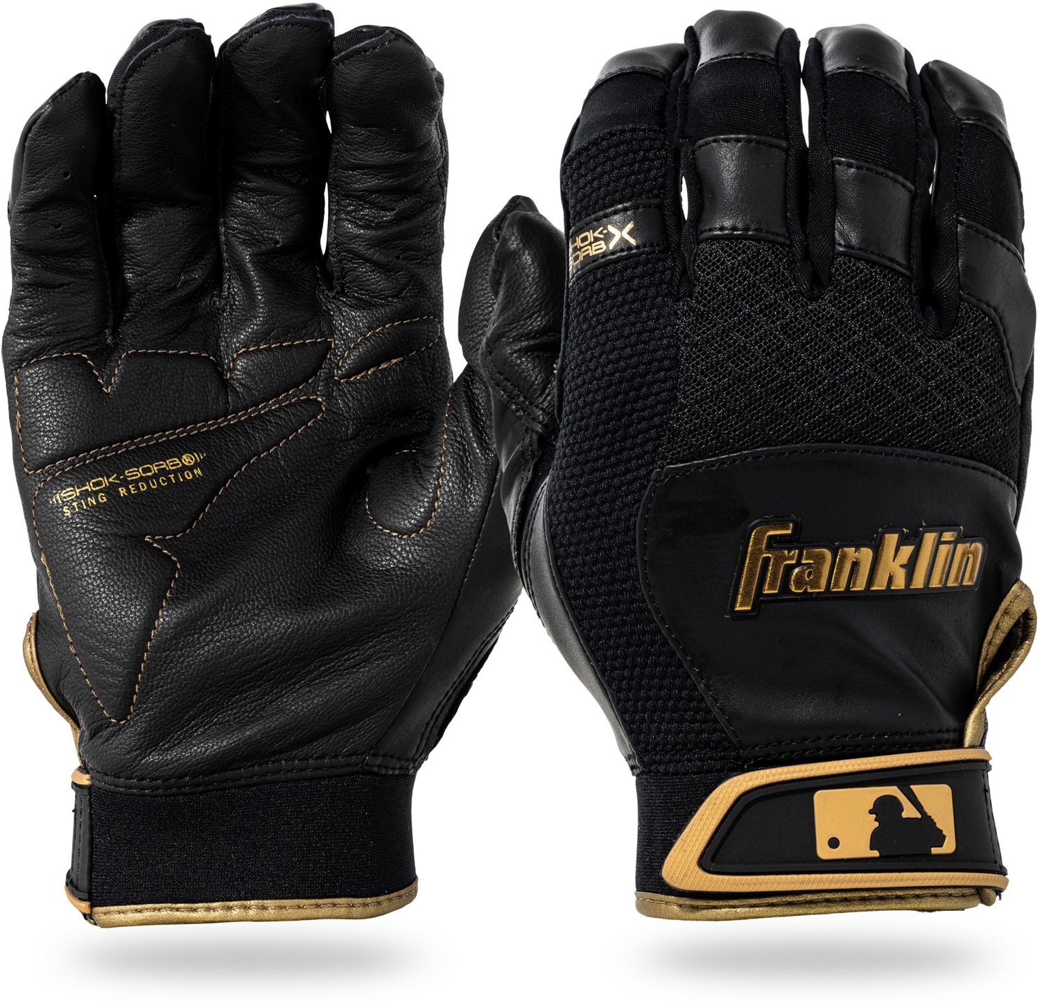 Shock absorbing cheap batting gloves