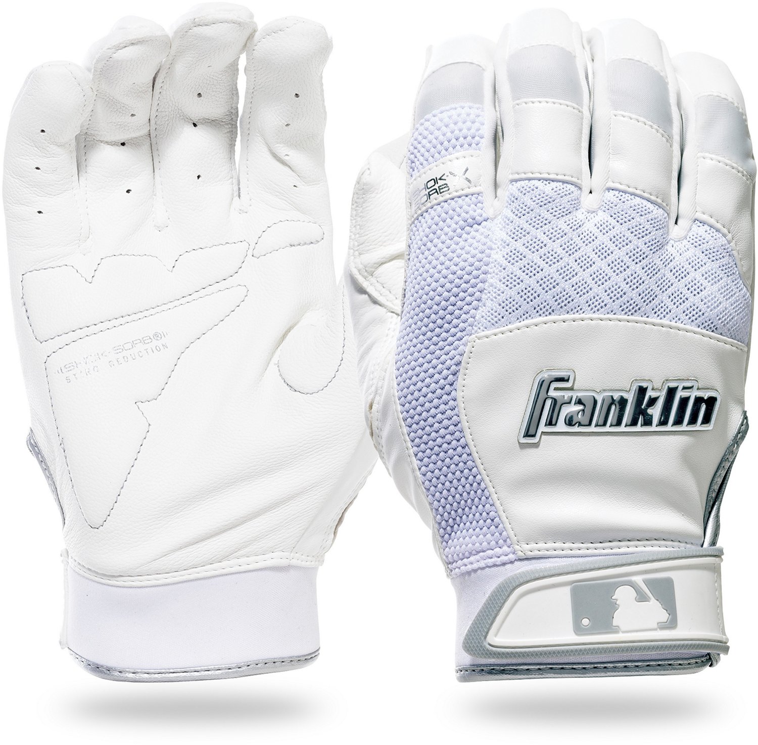 Franklin Atlanta Braves Youth Batting Gloves