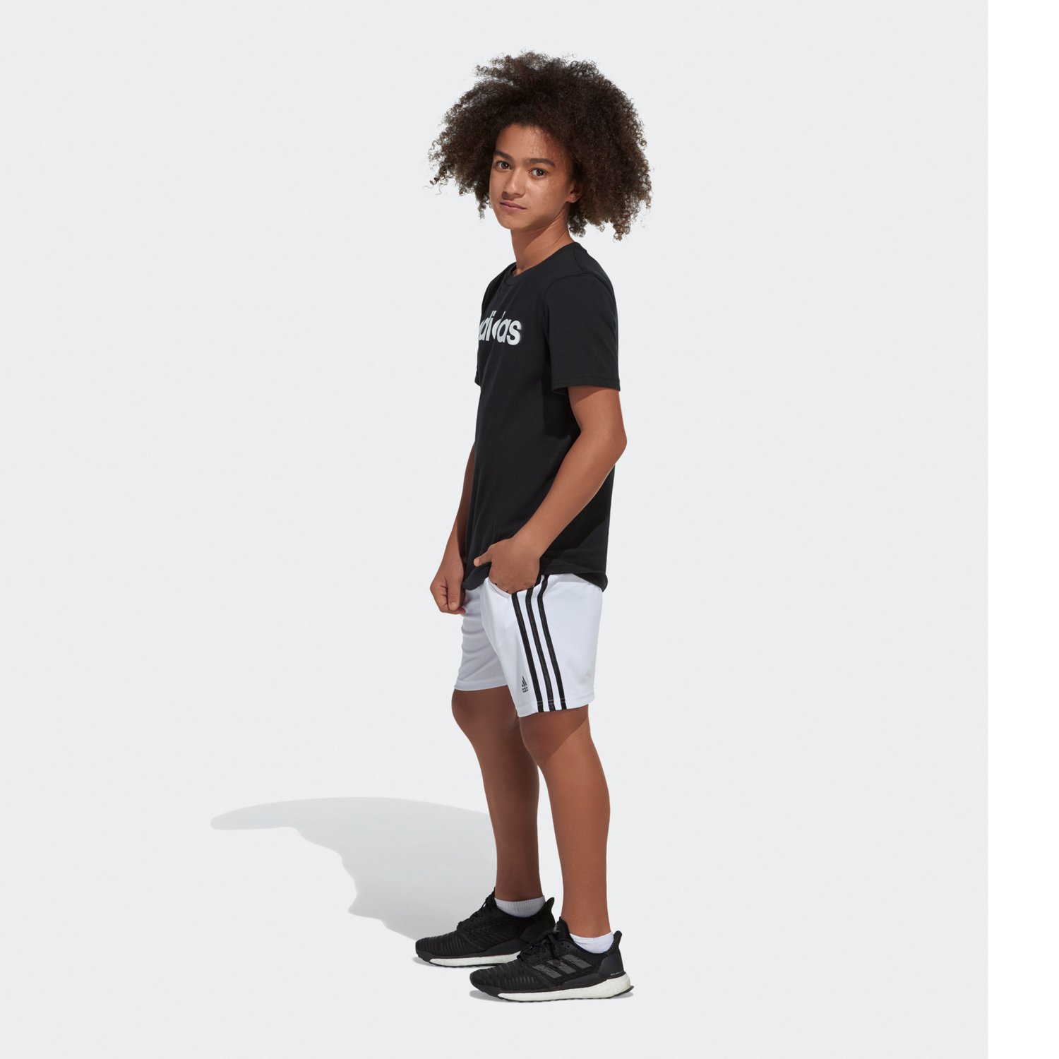 adidas Boys' Classic 3S Shorts - view number 3