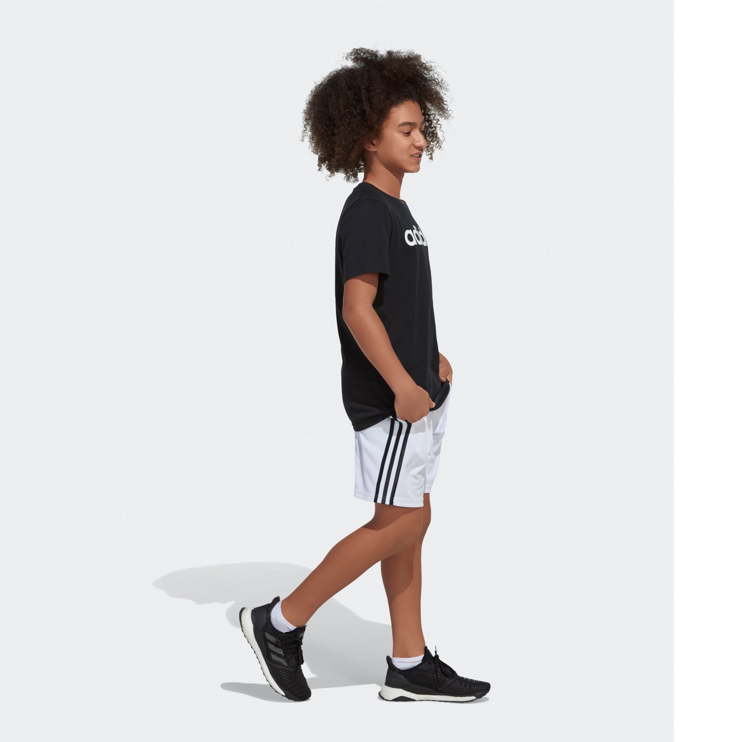 adidas Boys' Classic 3S Shorts - view number 4