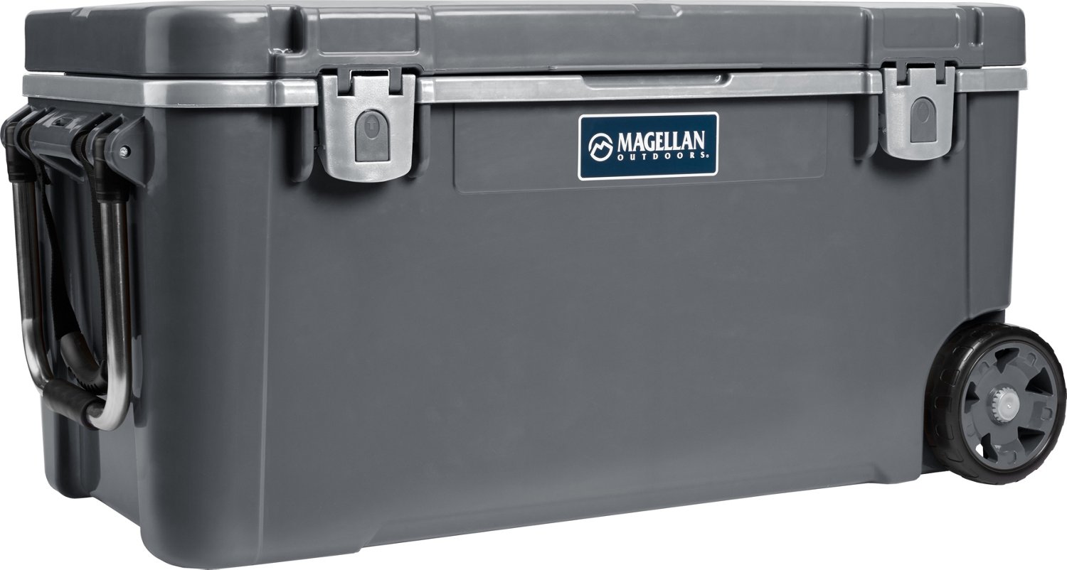Magellan Outdoors Ice Box 75 qt Wheeled Cooler Academy