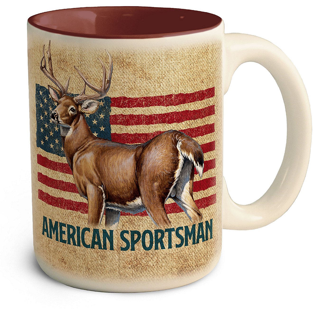 American Expedition Whitetail Deer Sportsman Stoneware 15 oz Coffee Mug                                                          - view number 1
