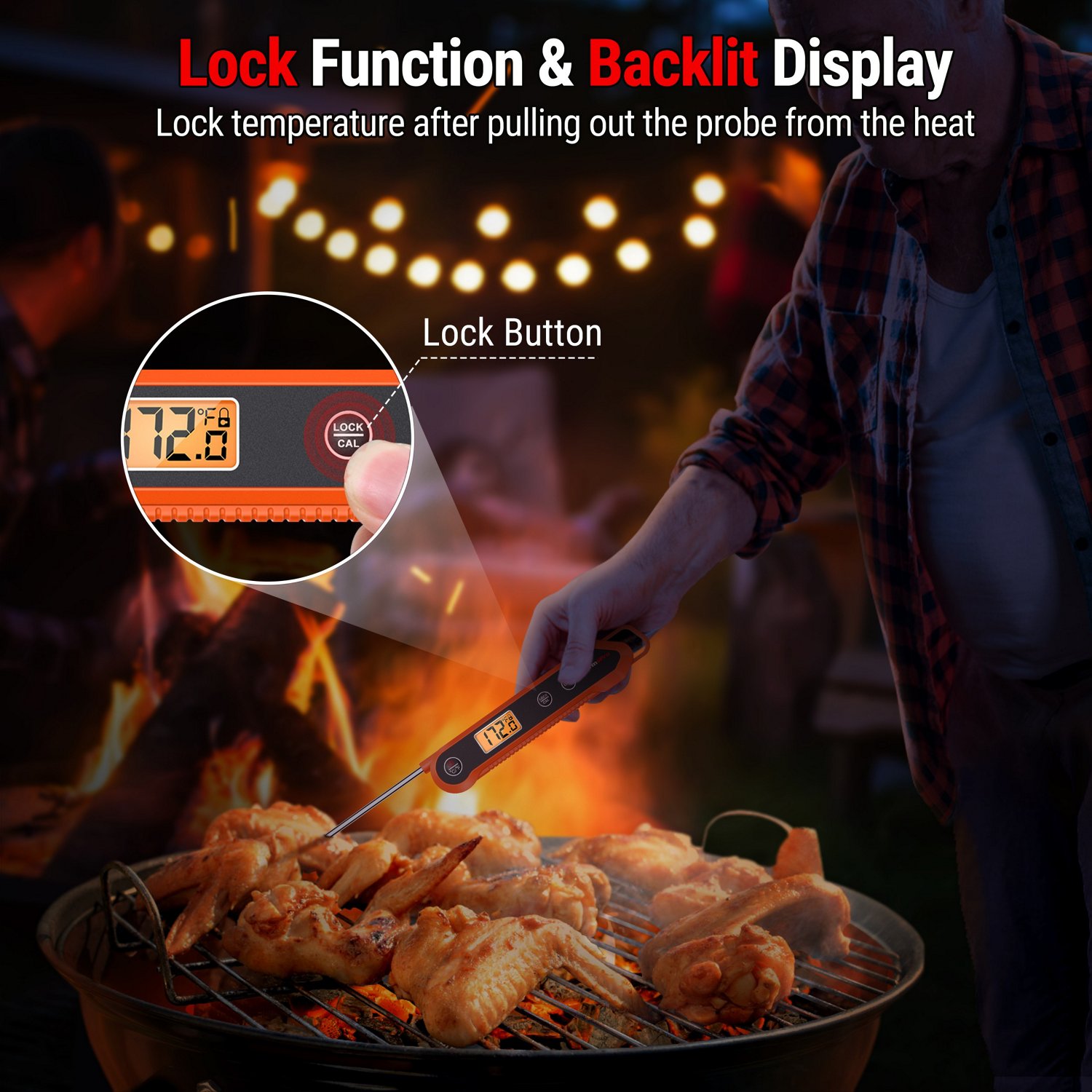 ThermoPro TP03H Digital Instant Read Meat Thermometer Academy