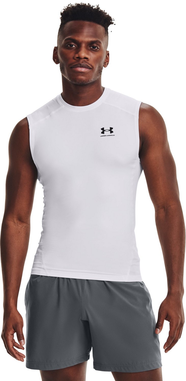 Under Armour Men's HeatGear® Armour Sleeveless Compression Top                                                                  - view number 1 selected